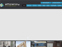 Tablet Screenshot of efficiencybuilding.com.au